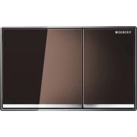 Кнопка смыва Geberit Omega 60 115.081.SQ.1 для инсталляции, умбра