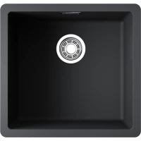 Кухонная мойка Omoikiri Artgranit Kata 44-U-BL 4993403 44x42 см, черный