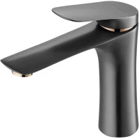 Смеситель для раковины Arrow AMP11857LF90 без донного клапана, оружейная сталь