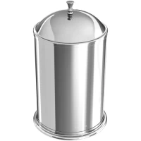 Мусорное ведро Boheme 10915-CR 7л, хром