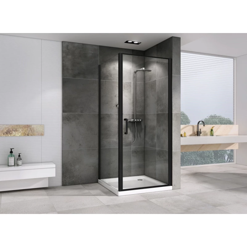Душевой уголок 80x100 см Abber Sonnenstrand AG04080B-S100B прозрачное Душевой уголок 80x100 см Abber Sonnenstrand AG04080B-S100B прозрачное