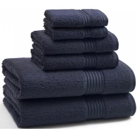 Полотенце для рук 71x46 см Kassatex Long Twist Eclipse Blue LFO-110-ELB