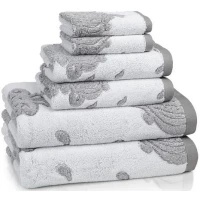 Полотенце банное 132x76 см Kassatex Roma Tile Grey ROM-109-TG