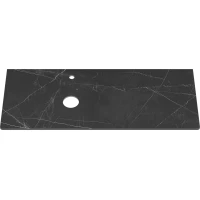 Столешница Misty Роял VS03-120 120 см L, черный матовый