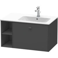 Тумба графит матовый 82 см Duravit Brioso BR401404949