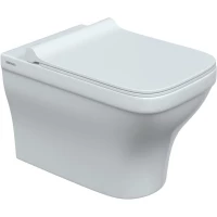 Унитаз подвесной Berges Strati 082132 безободковый, с сиденьем микролифт, белый