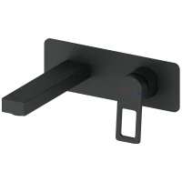 Смеситель для раковины Wonzon & Woghand Frame WW-88869010-MB встраиваемый, черный матовый