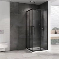 Душевой уголок 90x90 см Abber Schwarzer Diamant AG02090BH прозрачное