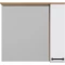 Зеркальный шкаф Misty Крафт П-Кра-02080-011П 80,4x75,2 см R, белый глянец/дуб крафт золотой - 1