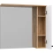 Зеркальный шкаф Misty Крафт П-Кра-02080-011П 80,4x75,2 см R, белый глянец/дуб крафт золотой - 4