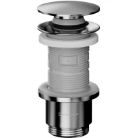 Донный клапан для раковины Whitecross A707NIB универсальный, никель матовый