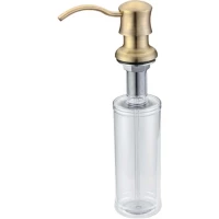 Дозатор для жидкого мыла Zorg ZR-21 BR 350 мл, встраиваемый, для кухни, бронза