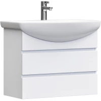 Тумба под раковину Vigo Wing tp.WIN.BAL.60.2Y белый 56 см, подвесная, белый