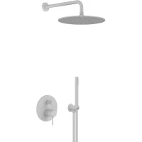 Душевой комплект Mariani NEXT B3716BNSTB30 300 мм, со смесителем, белый матовый