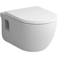 Унитаз подвесной Am.Pm Like C801701SC безободковый, с сиденьем микролифт, белый