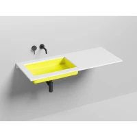 Раковина Salini S-Stone Marea 12 1802214MF 60x40 см, встраиваемая снизу, покраска по RAL матовый полностью