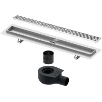 Душевой трап (лоток) Tece TECEdrainline basic 600700 + 650000 + 660016 + 600710 64,3 см, с решеткой, перфорированный, хром