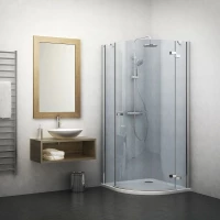 Душевой уголок Roltechnik Elegant GRP1/1000 130-100000P-00-02 прозрачное