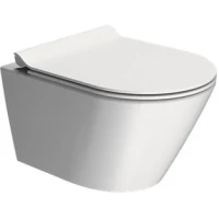 Унитаз подвесной GSI Kube X 941609 безободковый, торнадо, белый матовый