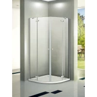 Душевой уголок WeltWasser 200R22-90 10000002935 89x89 см, профиль хром, стекло прозрачное