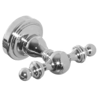 Крючок Camelos Rychmond H1601-2 двойной, для ванны, хром