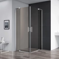 Душевой уголок 90-100x80-90 см Cezares SLIDER-AH-2-80/90-90/100-BR-Cr бронза