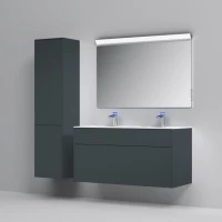 Комплект мебели графит матовый 120,8 см Am.Pm Inspire 2.0 M50AFHX1203GM + M50AWPC1201WG + M50AMOX1201SA