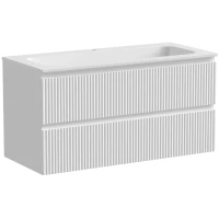 Тумба белый матовый 99,5 см Sancos Snob R SNR100W