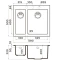 Кухонная мойка Artceramic Omoikiri Bosen 59-2A-GB графит 4993821 - 2