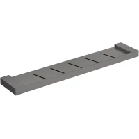 Полка для ванной Boheme Qubic 10736-GM 60 см, графит матовый