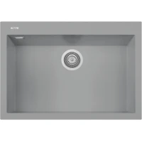 Кухонная мойка Rivelato Zeno ZN-7650 Grigio puro 76x50 см, серый