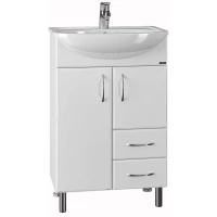 Тумба белый глянец 51 см Санта Уют 201088