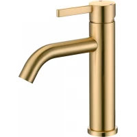 Смеситель для раковины Splenka S221.10.03 золотой матовый