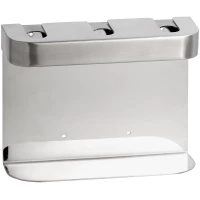 Держатель тройной Bemeta 146109445 для дозатора, нержавеющая сталь