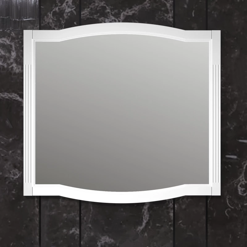 Зеркало 98x90 см белый матовый Opadiris Лаура Z0000012819