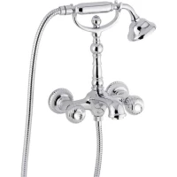 Смеситель для ванны Emmevi The One Cloe 98011SW/CR с душевым гарнитуром, хром