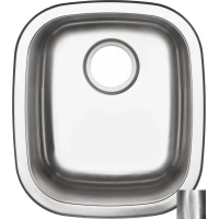 Кухонная мойка полированная сталь Ukinox Модерн MOP401.456 -GT10P