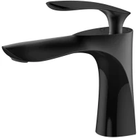 Смеситель для раковины Grocenberg GB2001BL черный матовый