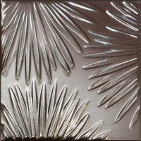 Декор Агдаль 4 металл глянцевый структура 15x15