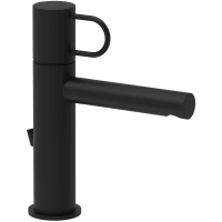 Смеситель для раковины Paffoni Joker JK075NO с донным клапаном, черный матовый