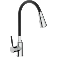Смеситель для кухни Frap F4044 с гибким изливом, хром