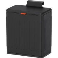 Мусорное ведро WeltWasser Vine BL 10000011270 8л, черный матовый