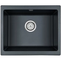 Кухонная мойка Paulmark Gera черный металлик PM205546-BLM