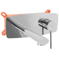 Смеситель для раковины Rea Oval REA-B5124 встраиваемый, без донного клапана, хром