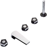 Смеситель на борт ванны Newform Park Limited Edition 69782C.05.093 с душевым гарнитуром, хром