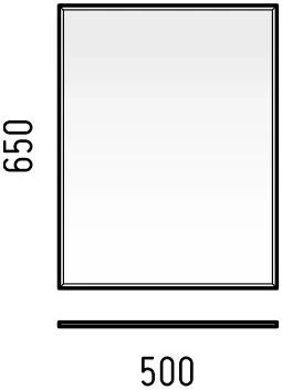 Зеркало 50х65 см Corozo Гольф SD-00000630 - фото 5
