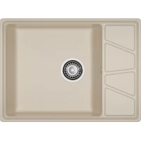 Кухонная мойка GranFest Vertex 680L 68x50 см, кашемир