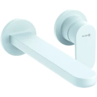 Смеситель для раковины Kludi Louva 242455375 встраиваемый, без донного клапана, белый матовый 