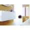 Комплект мебели белый глянец 100 см Clarberg Dune DUN0110 + EL.10.04.D + Dun.02.10/W - 4