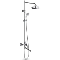 Душевая система Gappo G2488 230 мм, со смесителем, хром